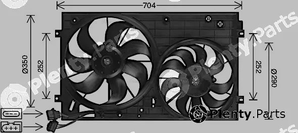 Ava Quality Cooling AI7526 — Fan, engine cooling