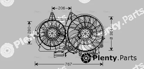 Ava Quality Cooling AI7506 — Fan, engine cooling