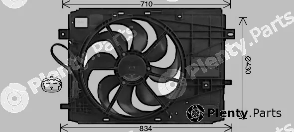 Ava Quality Cooling PE7561 — Fan, engine cooling