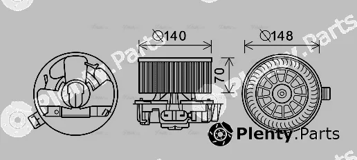 Ava Quality Cooling DA8010 — Interior Blower