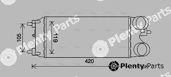Ava Quality Cooling FD4649 — Charge Air Cooler