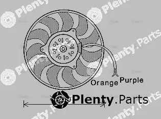 Ava Quality Cooling AI7517 — Fan, engine cooling