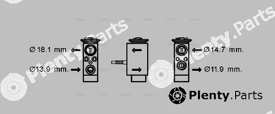 Ava Quality Cooling BW1432 — Expansion Valve, air conditioning