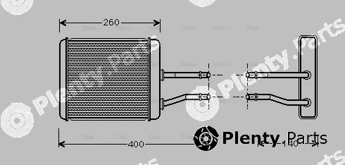 Ava Quality Cooling AL6073 — Heat Exchanger, interior heating