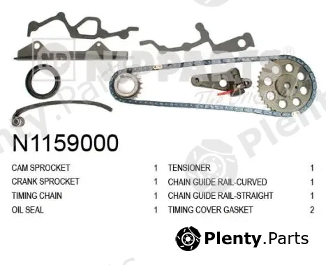 Nipparts N1159000 — Timing Chain Kit
