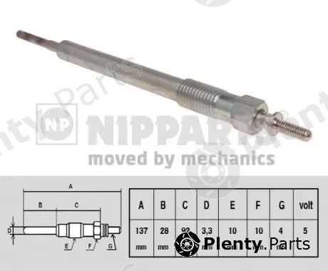 Nipparts N5710508 — Glow Plug