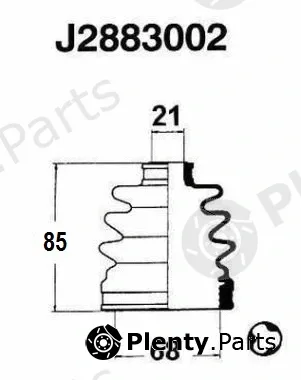 Nipparts J2883002 — Bellow Kit, drive shaft