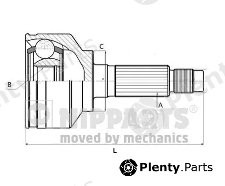 Nipparts J2820910 — Joint Kit, drive shaft