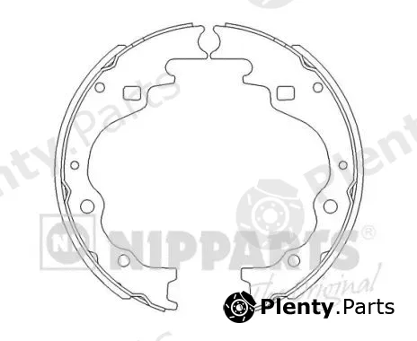 Nipparts J3503025 — Brake Shoe Set