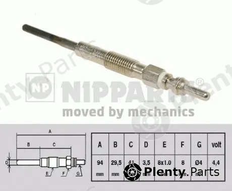 Nipparts N5710900 — Glow Plug