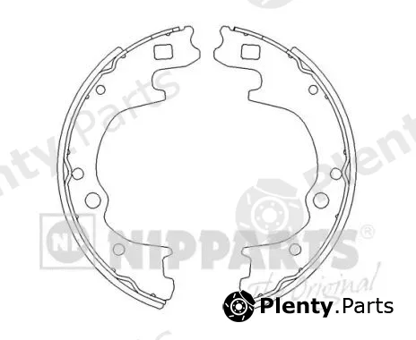 Nipparts J3503034 — Brake Shoe Set