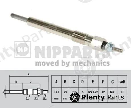 Nipparts J5719002 — Glow Plug