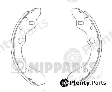 Nipparts J3503036 — Brake Shoe Set