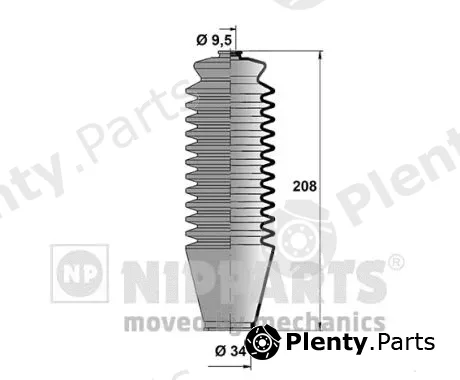 Nipparts J2852004 — Bellow Kit, steering