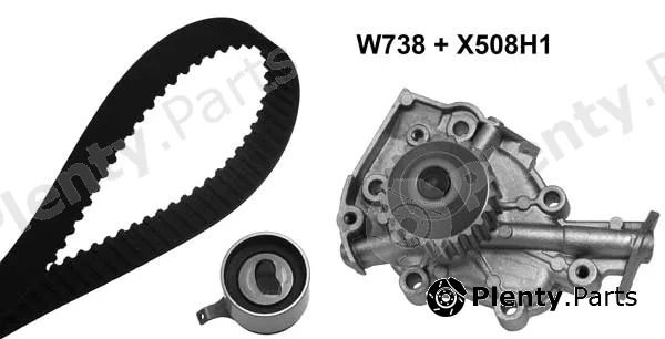 MGA 738K1 — Water Pump & Timing Belt Kit