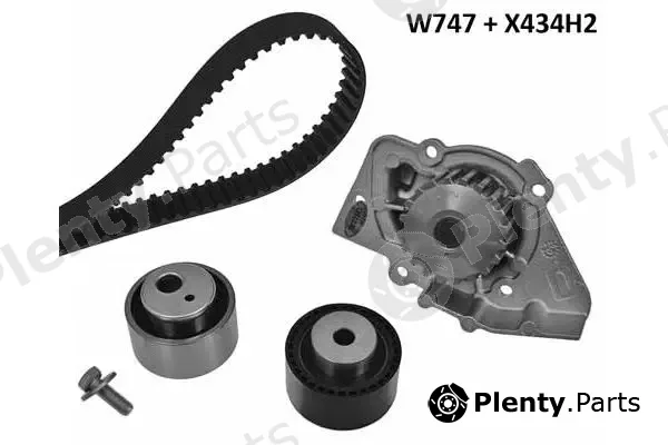 MGA 747K4 — Water Pump & Timing Belt Kit