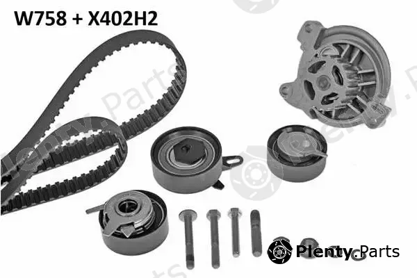 MGA 758K1 — Water Pump & Timing Belt Kit