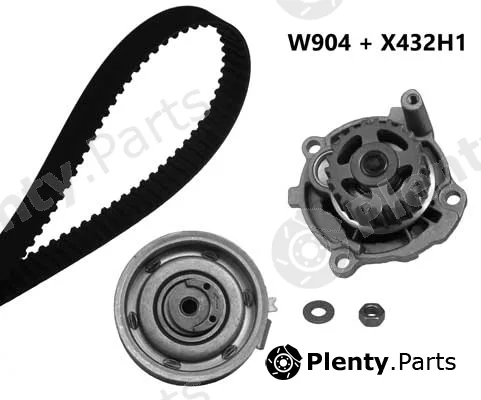 MGA 904K1 — Water Pump & Timing Belt Kit