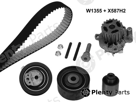 MGA 1355K6 — Water Pump & Timing Belt Kit