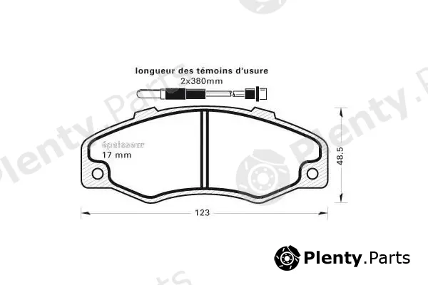 MGA 213 — Brake Pad Set, disc brake