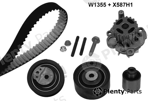 MGA 1355K5 — Water Pump & Timing Belt Kit