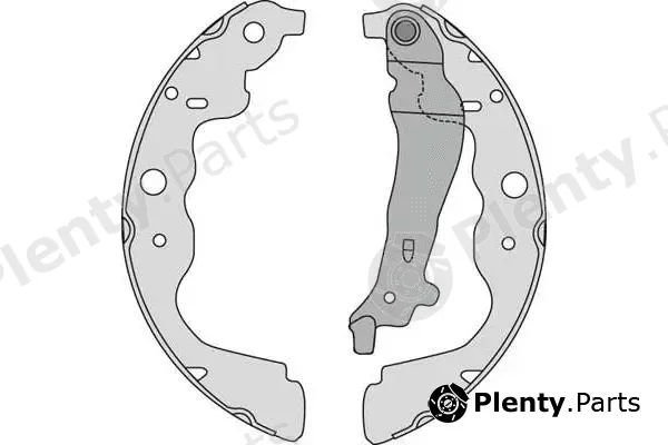MGA M881 — Brake Shoe Set