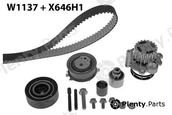 MGA 1137K1 — Water Pump & Timing Belt Kit
