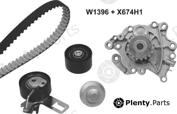 MGA 1396K1 — Water Pump & Timing Belt Kit