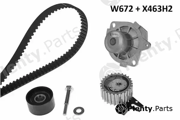 MGA 672K5 — Water Pump & Timing Belt Kit