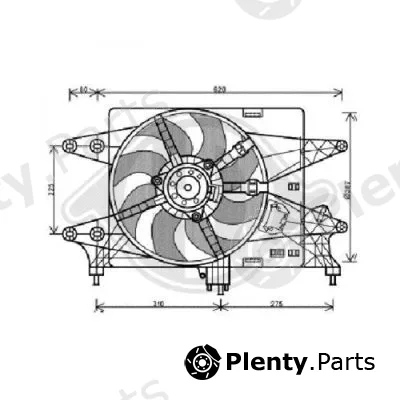 Diederichs 3485115 — Fan, engine cooling