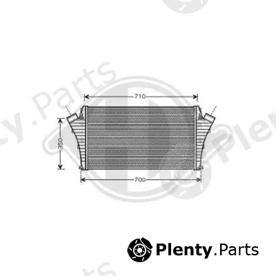 Diederichs DCA1073 — Charge Air Cooler DIEDERICHS Climate