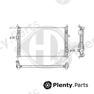 Diederichs DCM3940 — Radiator, engine cooling DIEDERICHS Climate