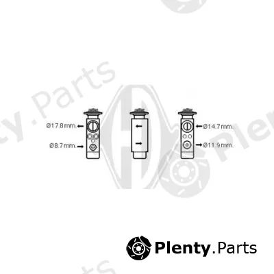 Diederichs DCE1093 — Expansion Valve, air conditioning DIEDERICHS Climate