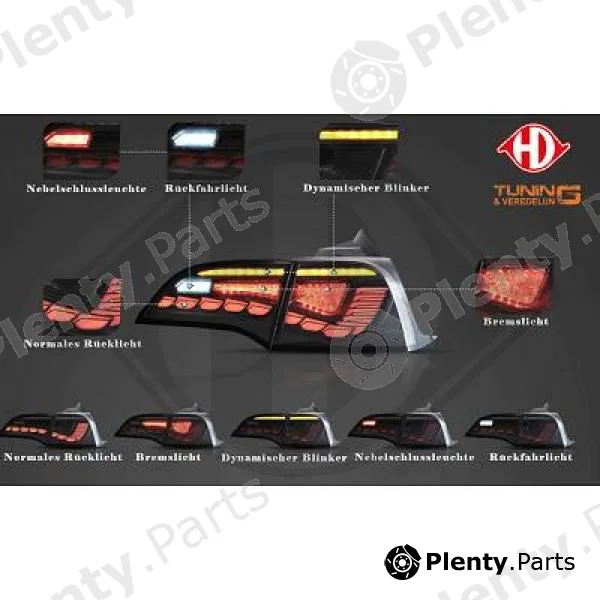 Diederichs 7930293 — Tail Light Assembly Set HD Tuning