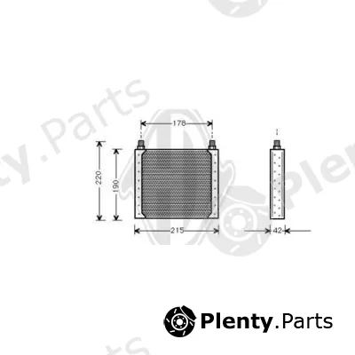 Diederichs DCO1059 — Oil Cooler, engine oil DIEDERICHS Climate