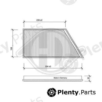 Diederichs DCI1072 — Filter, cabin air DIEDERICHS Climate