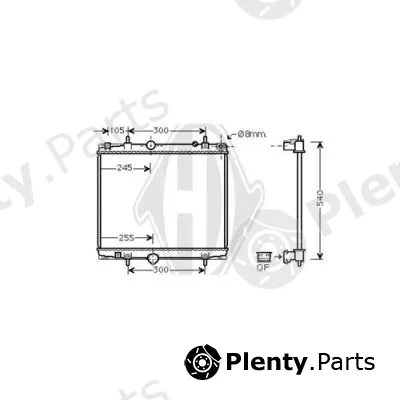 Diederichs DCM2818 — Radiator, engine cooling DIEDERICHS Climate