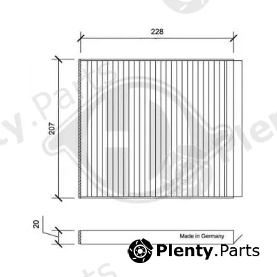 Diederichs DCI0167 — Filter, cabin air DIEDERICHS Climate