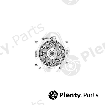 Diederichs DCL1022 — Fan, air conditioning condenser DIEDERICHS Climate
