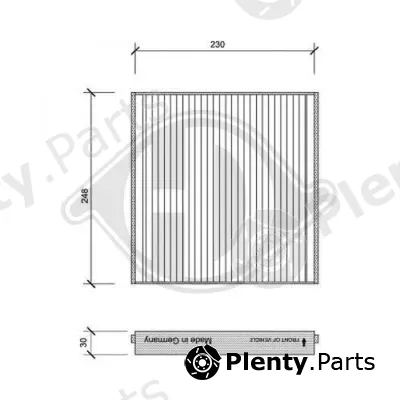 Diederichs DCI1121 — Filter, cabin air DIEDERICHS Climate