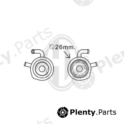 Diederichs DCO1063 — Oil Cooler, engine oil DIEDERICHS Climate
