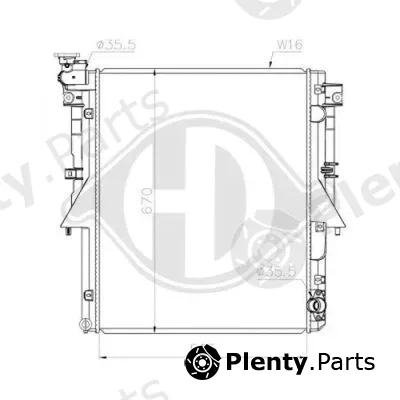 Diederichs DCM3897 — Radiator, engine cooling DIEDERICHS Climate