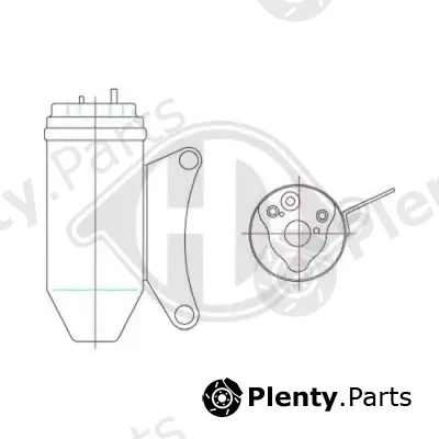 Diederichs DCT1268 — Dryer, air conditioning DIEDERICHS Climate