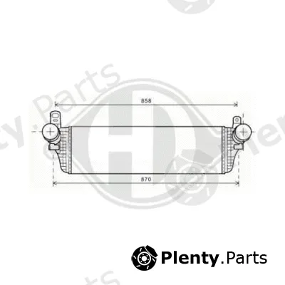 Diederichs 8227302 — Charge Air Cooler DIEDERICHS Climate