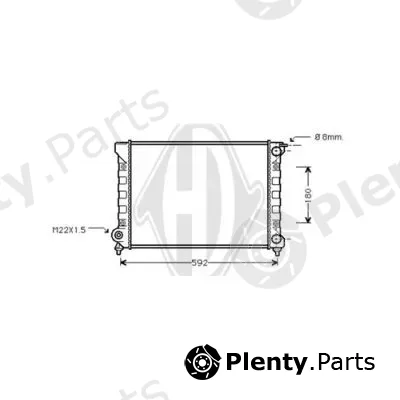 Diederichs DCM3382 — Radiator, engine cooling DIEDERICHS Climate