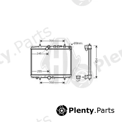 Diederichs DCM2769 — Radiator, engine cooling DIEDERICHS Climate