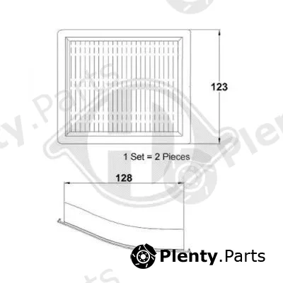 Diederichs DCI0099S — Filter, cabin air DIEDERICHS Climate