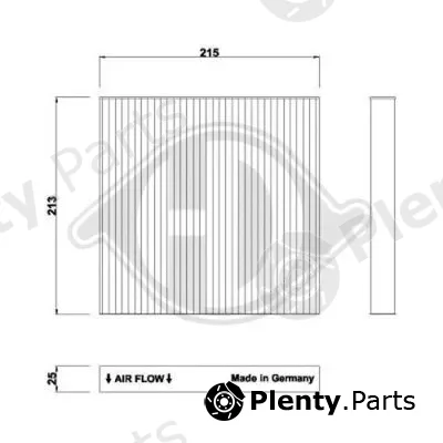 Diederichs DCI1262 — Filter, cabin air DIEDERICHS Climate