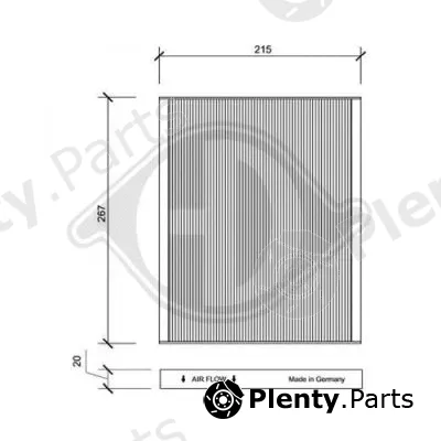 Diederichs DCI1149 — Filter, cabin air DIEDERICHS Climate