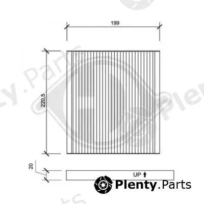 Diederichs DCI1102 — Filter, cabin air DIEDERICHS Climate